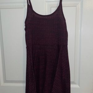 Burgundy Cotton On Dress